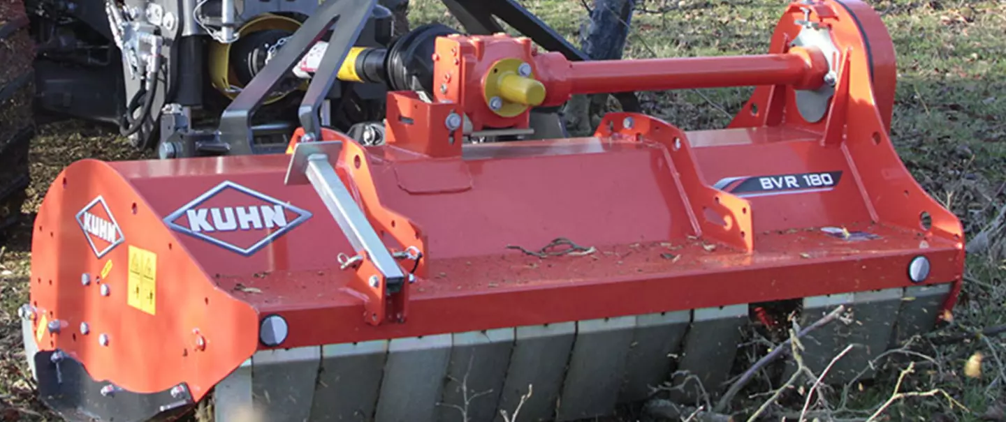 Trituradora BVR 180 en acción