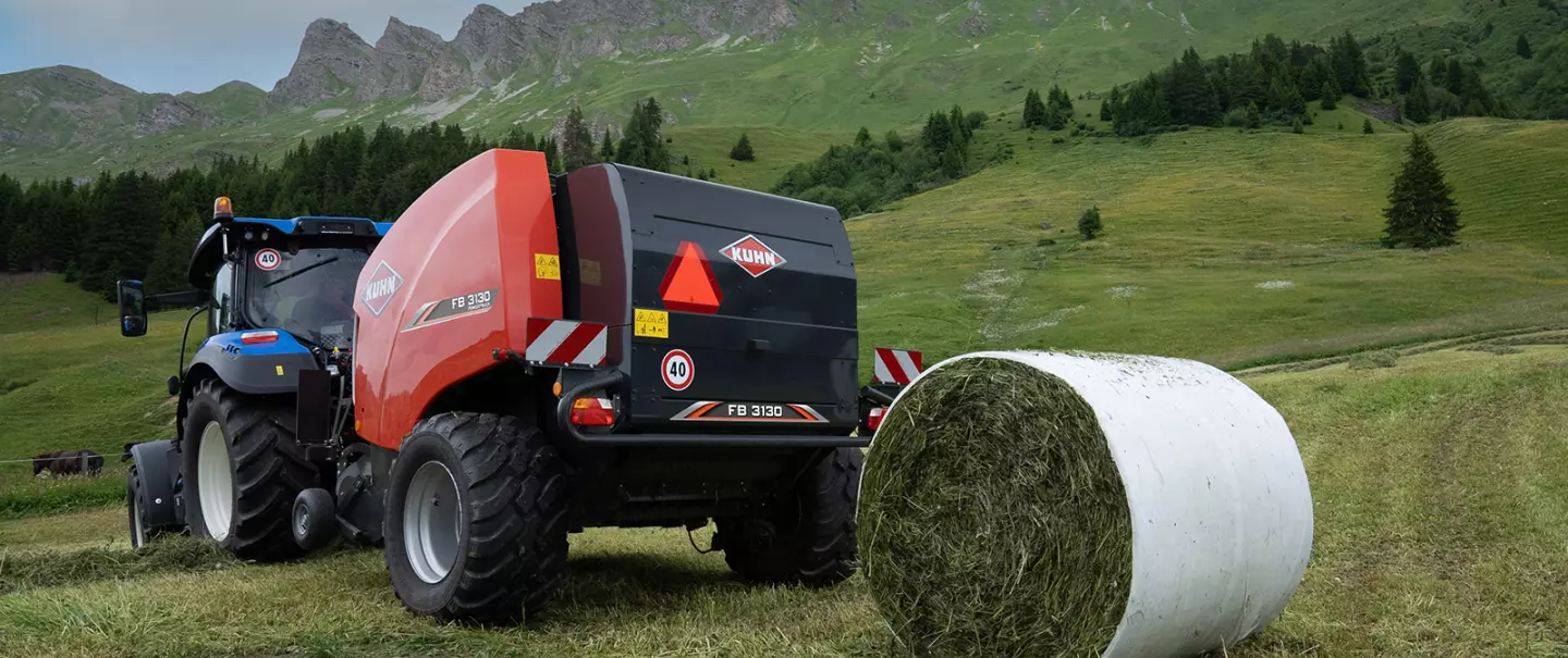 Empacado con la serie FB 3130 de KUHN