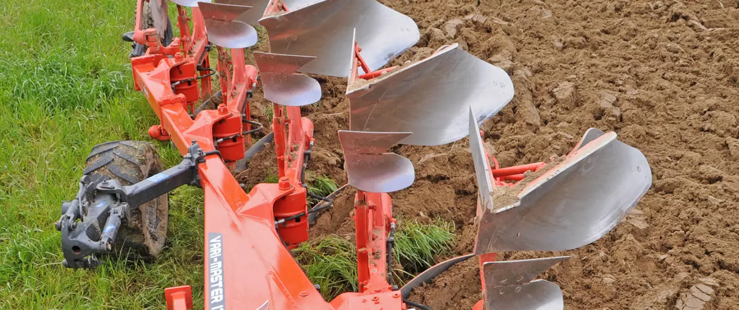 El indicador de ancho variable del VARI-MASTER 123 es visible desde la cabina.