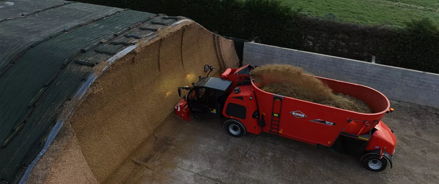 SPW Power para la carga de ensilado de maíz