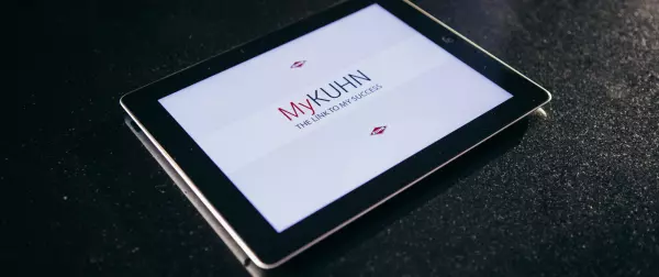 Se connecter à MyKUHN via une tablette