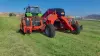 Hilerador de cinta MERGE MAXX 760 trabajando en una pradera